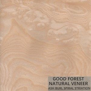 Natural ASH Wood Veneer Sheets Special Grain Customized For Doors