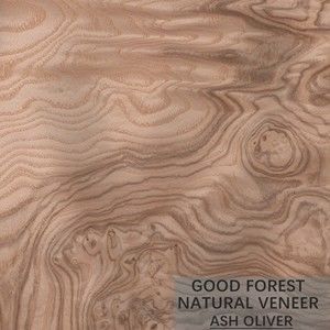 Natural ASH Wood Veneer Sheets Special Grain Customized For Doors
