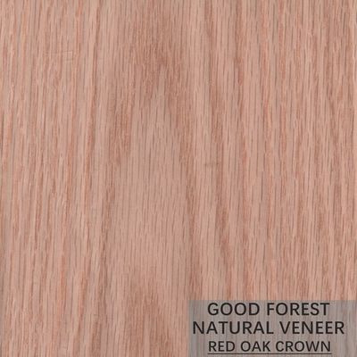 Smoked Red Oak Wood Veneer / Natural Veneer Plywood Quarter Cut FSC