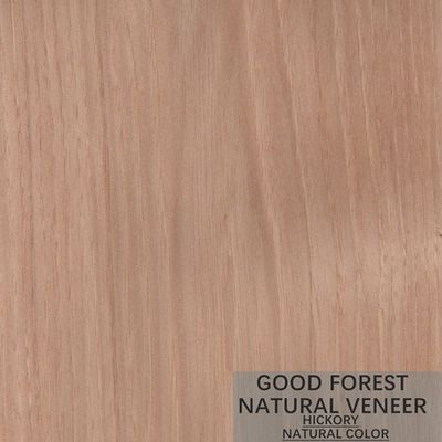 Natural Hickory Wood Veneer Double Color Popular Cabinet Wood Veneer FSC