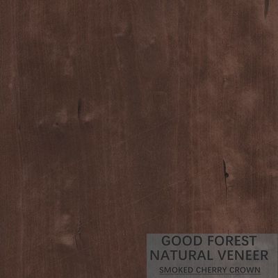 Decoration Natural Cherry Veneer Quarter Cut Smoked Color Popular