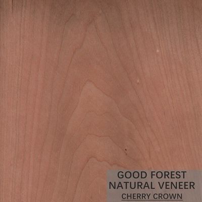 Decoration Natural Cherry Veneer Quarter Cut Smoked Color Popular