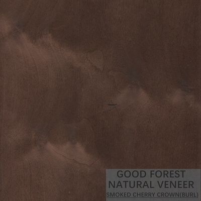 Decoration Natural Cherry Veneer Quarter Cut Smoked Color Popular
