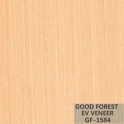 Laminated Oak Veneer Fineline Yellow Pear Wood For Wrapping Material