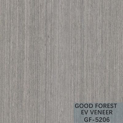 Fancy Recomposed Oak Wood Veneer Silver Pear Vertical Grain Customized