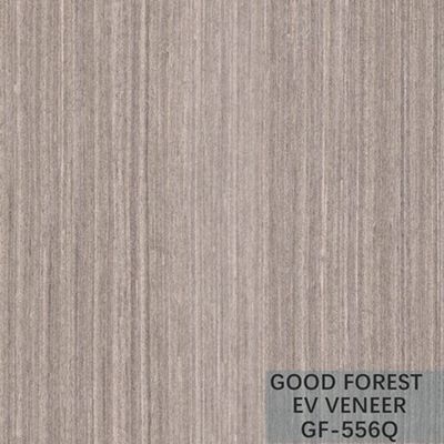 Fancy Recomposed Oak Wood Veneer Silver Pear Vertical Grain Customized