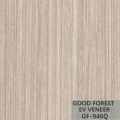 Engineered Wood Veneer Pear Oak Brown Color Quarter Cut Customized