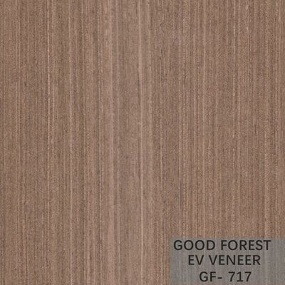 Engineered Wood Veneer Pear Oak Brown Color Quarter Cut Customized