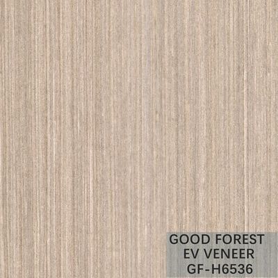 Engineered Wood Veneer Pear Oak Brown Color Quarter Cut Customized