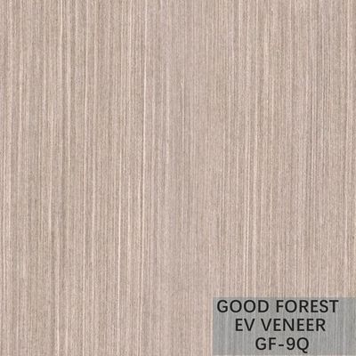 Engineered Wood Veneer Pear Oak Brown Color Quarter Cut Customized
