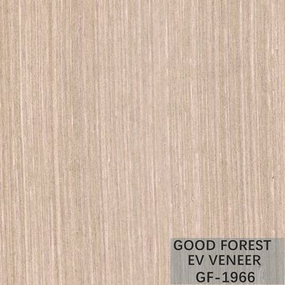 Engineered Wood Veneer Pear Oak Brown Color Quarter Cut Customized