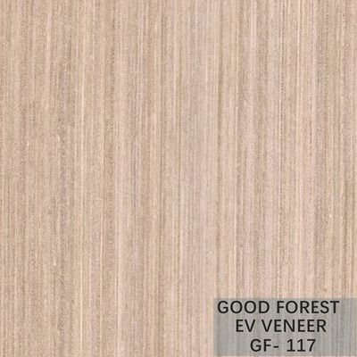 Engineered Wood Veneer Pear Oak Brown Color Quarter Cut Customized