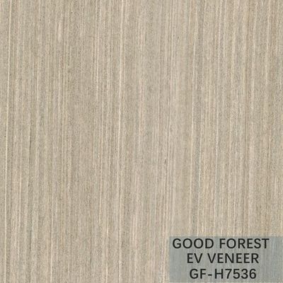 Engineered Wood Veneer Pear Oak Brown Color Quarter Cut Customized