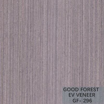 Engineered Wood Veneer Silver Pear Blue Color Quarter Cut For Fancy Plywood