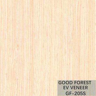 Engineered Wood Veneer EV Veneer Oak Straight Grain Natural Color