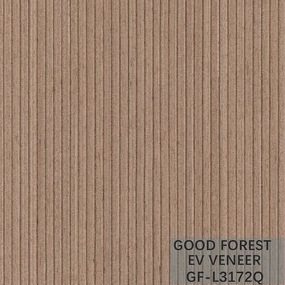 EV Veneer Zebra Engineered Wood Veneer Natural Color Straight Grain
