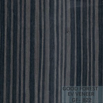Engineered Wood Veneer Ebony Wood Veneer 0.15-0.55 mm Thickness
