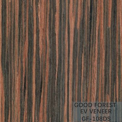 Engineered Wood Veneer Ebony Wood Veneer 0.15-0.55 mm Thickness