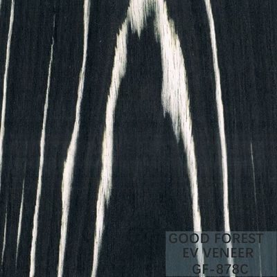 Engineered Wood Veneer Ebony Wood Veneer 0.15-0.55 mm Thickness