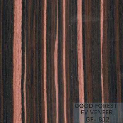 Engineered Wood Veneer Ebony Wood Veneer 0.15-0.55 mm Thickness
