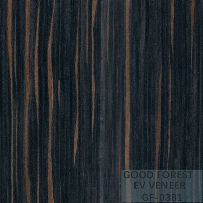 Engineered Wood Veneer Ebony Wood Veneer 0.15-0.55 mm Thickness