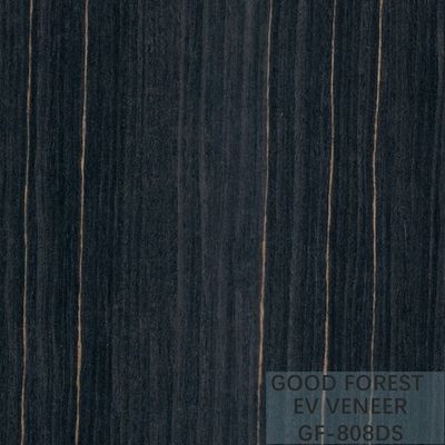 Engineered Wood Veneer Ebony Wood Veneer 0.15-0.55 mm Thickness