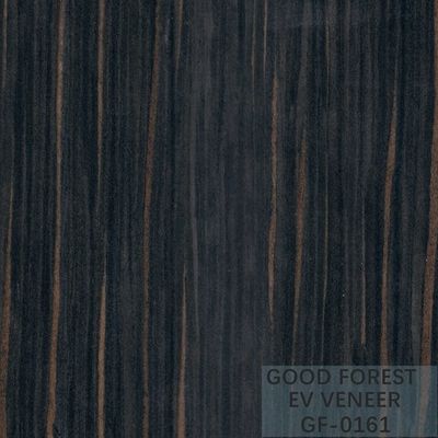 Engineered Wood Veneer Ebony Wood Veneer 0.15-0.55 mm Thickness