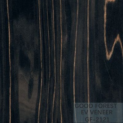 Engineered Wood Veneer Ebony Wood Veneer 0.15-0.55 mm Thickness