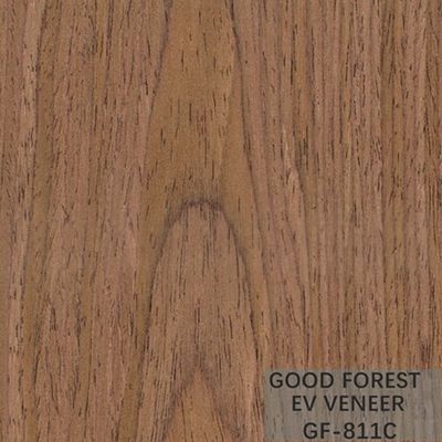 Engineered Wood Veneer EV Veneer Black Walnut Crown Cut Natural
