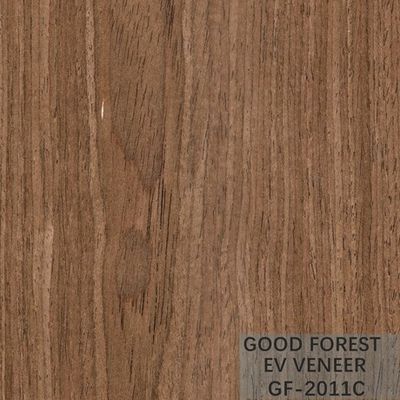 Engineered Wood Veneer EV Veneer Black Walnut Crown Cut Natural