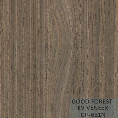 Engineered Wood Veneer EV Veneer Black Walnut Crown Cut Natural