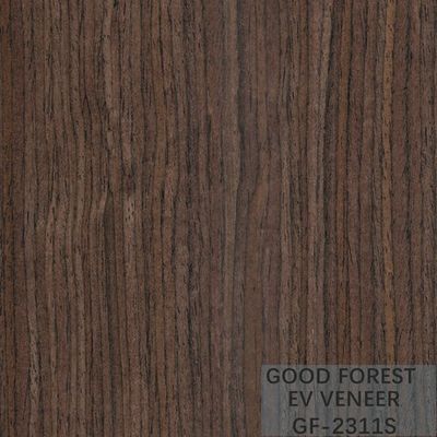 Engineered Wood Veneer Black Walnut Straight Wood Veneer Customized
