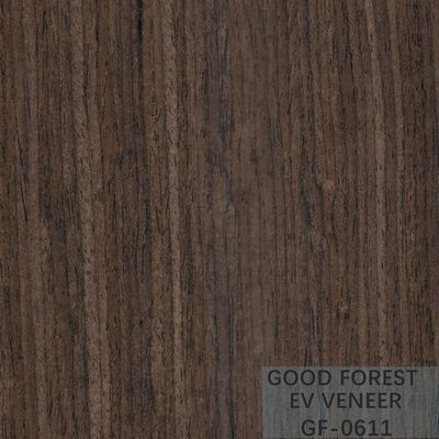 Engineered Wood Veneer Black Walnut Straight Wood Veneer Customized