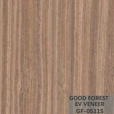 Engineered Wood Veneer Black Walnut Straight Wood Veneer Customized