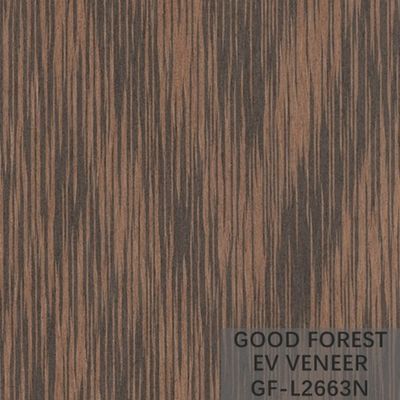Engineered Wood Veneer Wenge Chicken Wing Wood Veneer 2500*640 mm