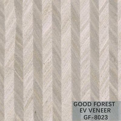 Engineered Wood Veneer EV Veneer Arrow &amp; Wing Wood Natural Color