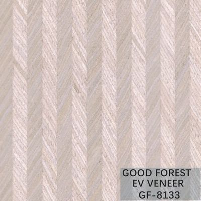 Engineered Wood Veneer EV Veneer Arrow &amp; Wing Wood Natural Color