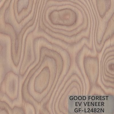 Engineered Wood Veneer Tree Root Wood Veneer Natural / Dyed Color