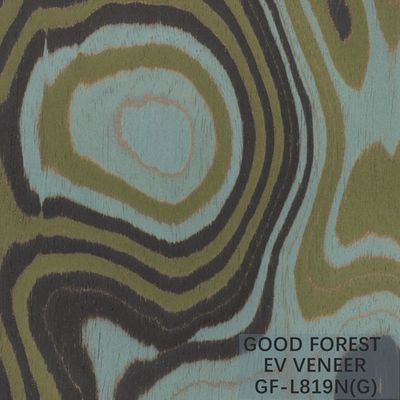 Engineered Wood Veneer Tree Root Wood Veneer Natural / Dyed Color