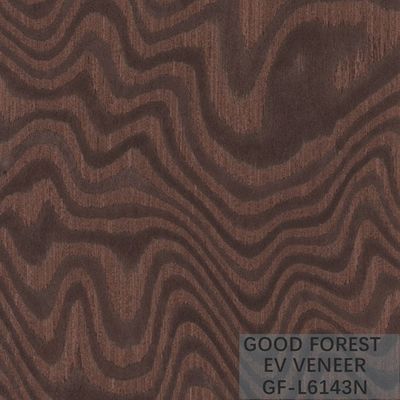 Engineered Wood Veneer Tree Root Wood Veneer Natural / Dyed Color