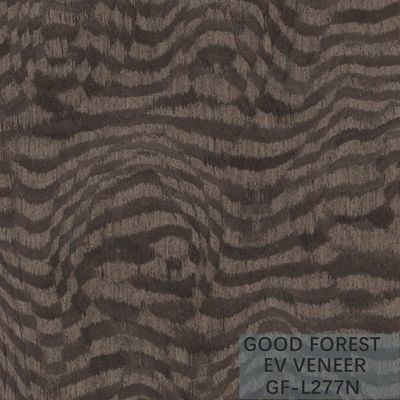 Engineered Wood Veneer EV Veneer Tree Knot / Irregular Texture Grain