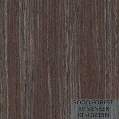 Engineered Wood Veneer EV Veneer Tree Knot / Irregular Texture Grain