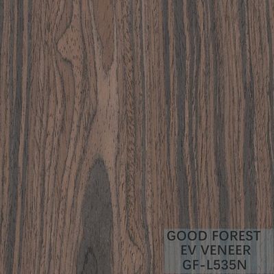 Engineered Wood Veneer EV Veneer Tree Knot / Irregular Texture Grain