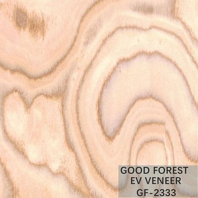 Engineered Wood Veneer Tree Burl Wood Veneer EV 2500*640 mm Size