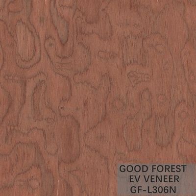 Engineered Wood Veneer Tree Burl Wood Veneer EV 2500*640 mm Size