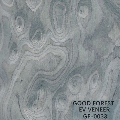 Engineered Wood Veneer Tree Burl Wood Veneer EV 2500*640 mm Size