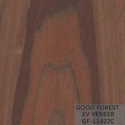 Engineered Veneer Santos Rose Wood Crown Cut Customized Service