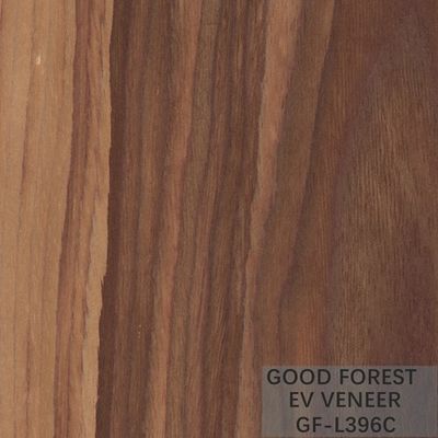 Engineered Veneer Santos Rose Wood Crown Cut Customized Service