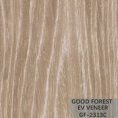 Silver Recomposed Veneer Apricot Grain Crown Cut Wood For Fancy Plywood