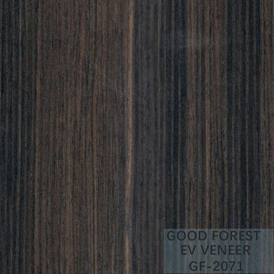 Smoked Dark Wood Veneer Fancy Engineered Decorative Veneer Sheets